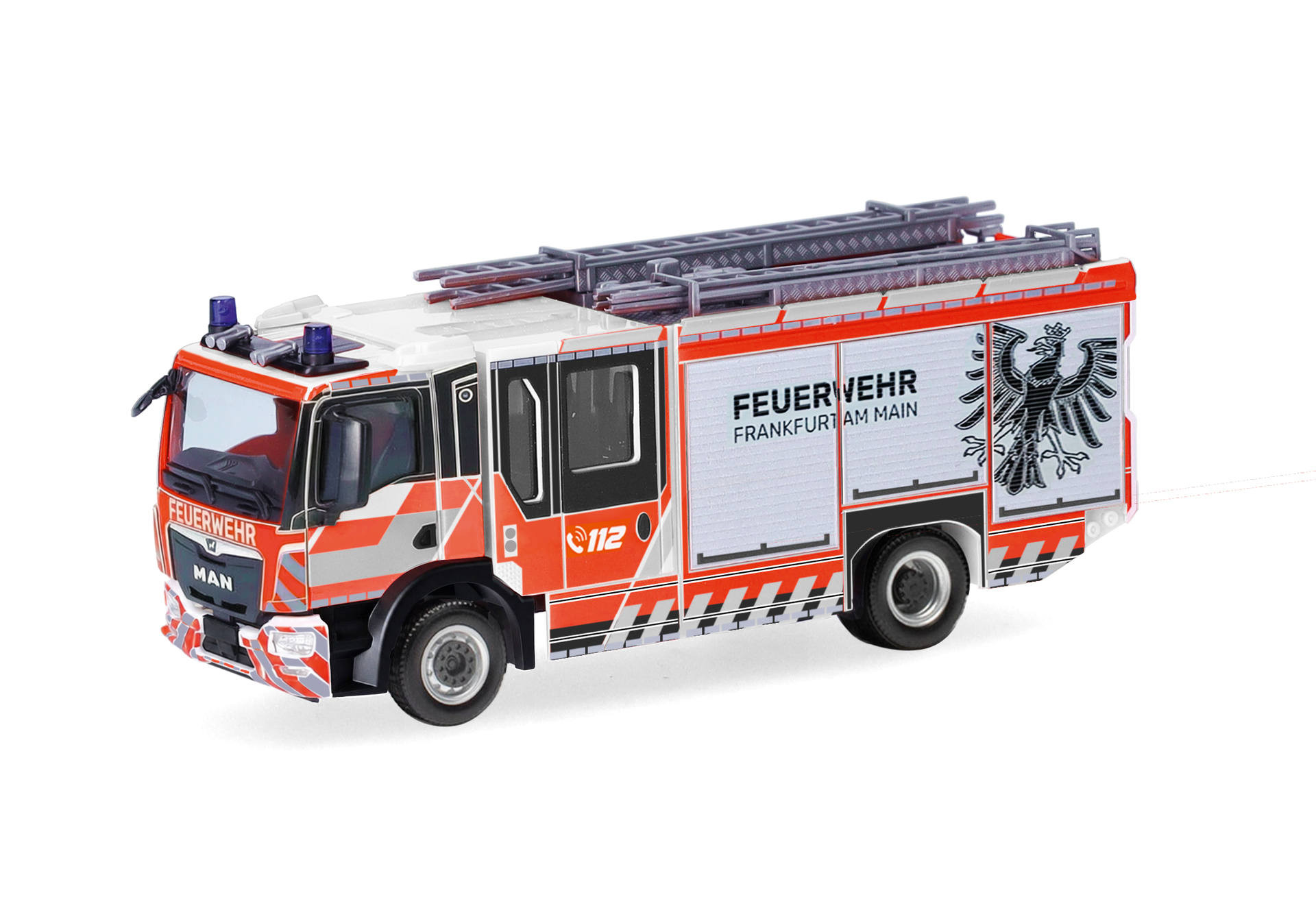 Herpa MAN TGM Z-Cab HLF KatS "Feuerwehr Frankfurt/Main" , NH 11-12/26
