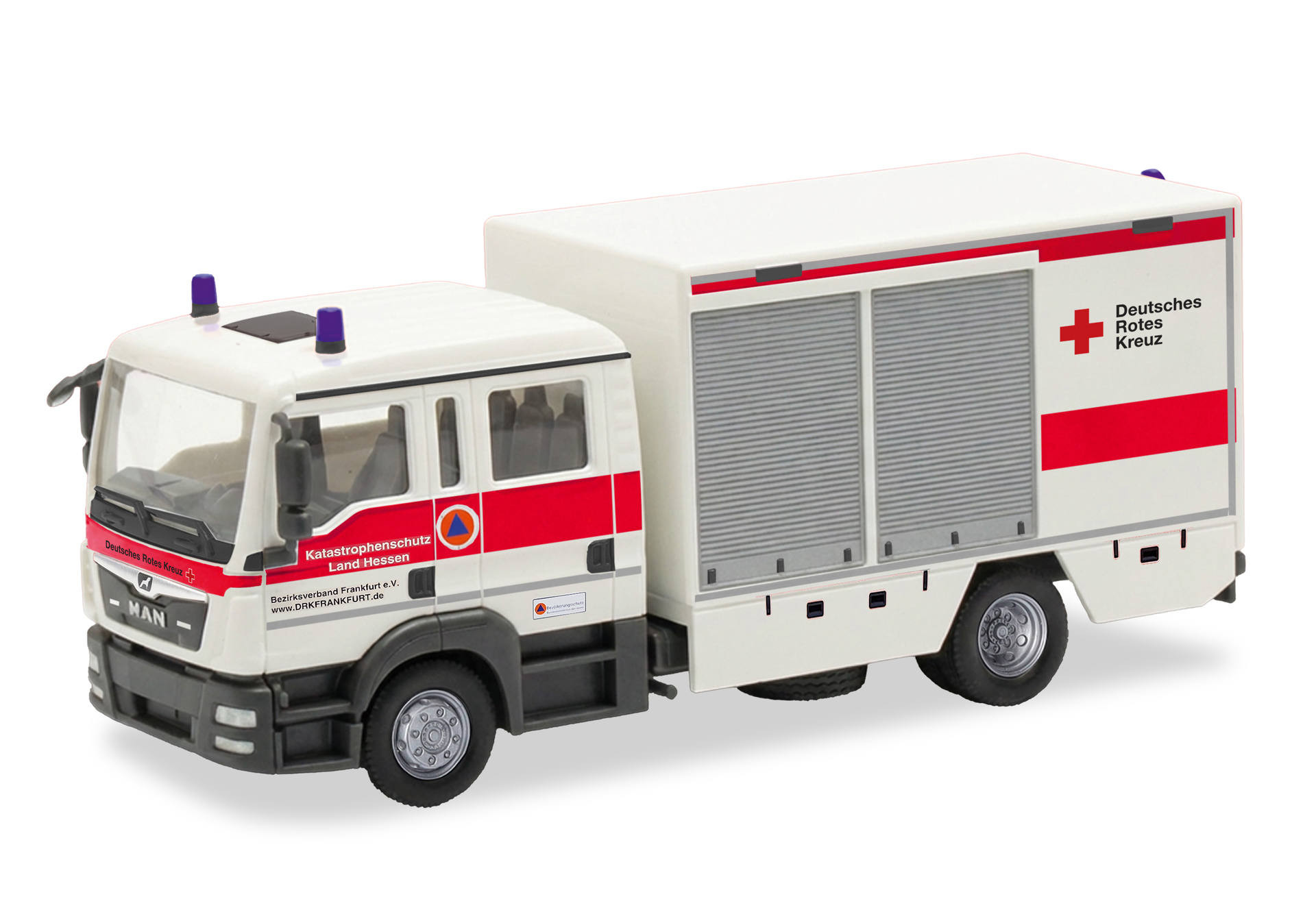 Herpa MAN TGLGW-San "DRK Frankfurt KatS Hessen"  , NH 11-12/26
