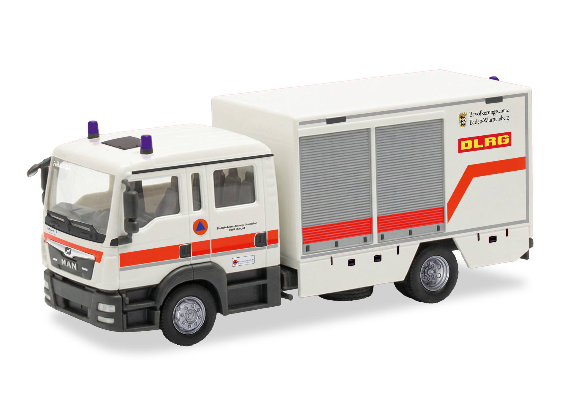 Herpa MAN TGLGW-San "DLRG Stuttgart"  , NH 11-12/26
