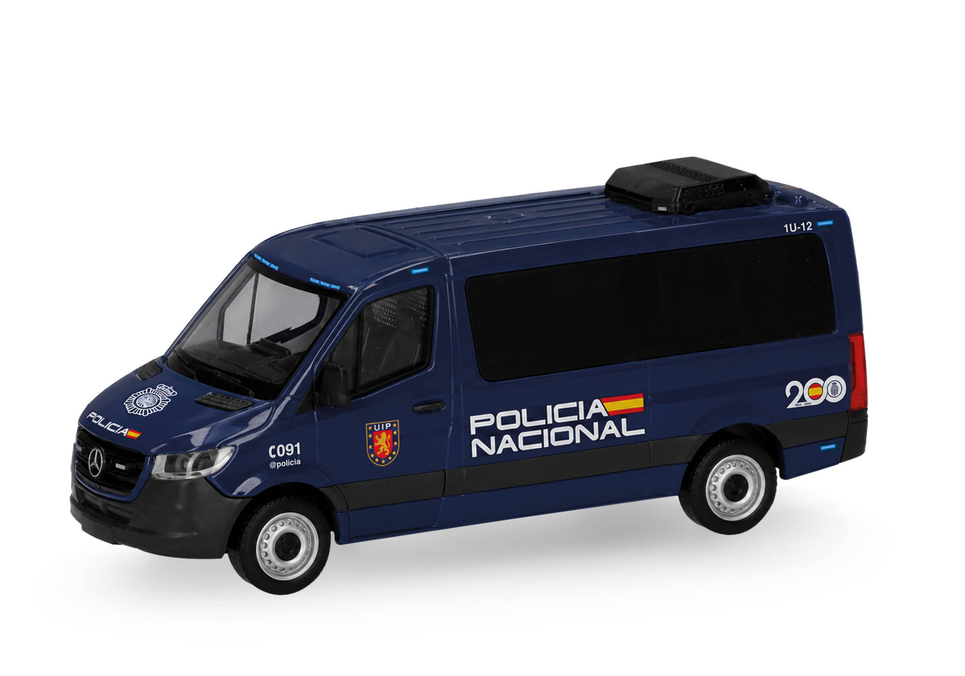 Herpa MB Sprinter '18 Bus FD "Policia Nacional", NH 01-02/27