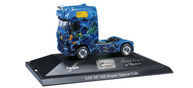 Herpa DAF XF 105 SSC ZM "Herpa präsentiert Nr. 9 /Die Ozeane"