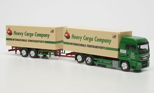 Herpa MAN TGS LX Hängerzug  "Heavy Cargo" 