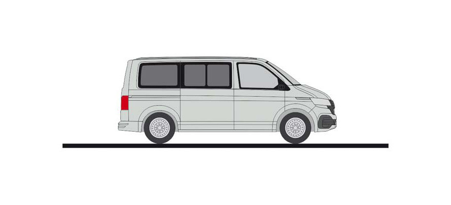 Rietze Volkswagen VW  T6.1 Bus KR, reflexsilber