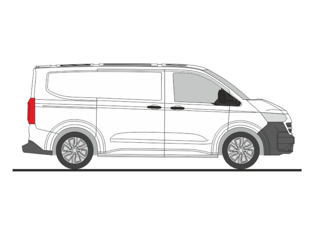 Rietze VW T7 KR Kasten FD  "weiß", NH Q 02/26