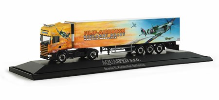 Herpa Scania TL Kühlkoffersattelzug AQUASPED 