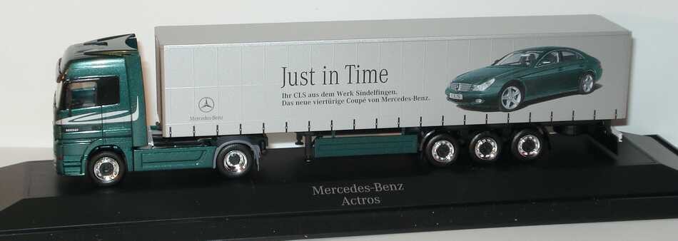 Herpa MB Actros LH MP2  "Just in Time - Ihr CLS aus dem Werk Sindelfingen" 