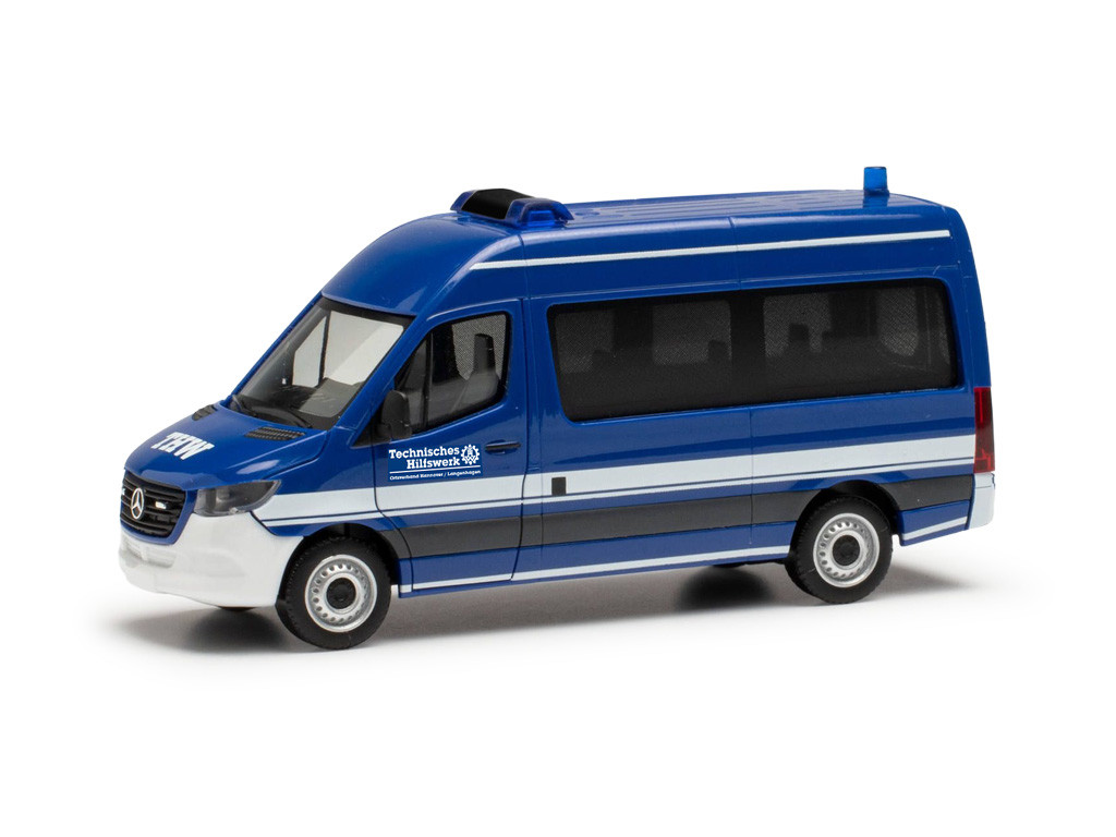Herpa MB Sprinter 18 HD MTW " THW OV Hannover - Langenhagen " ,Sondermodell Interschutz 26