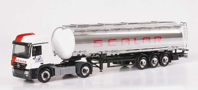 Herpa MB Actros L 02 Jumbo Chromtank-SZ "Scalar"