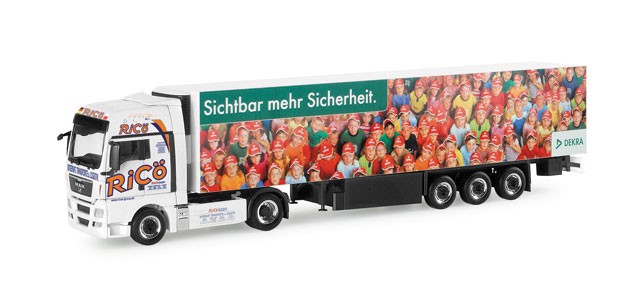 Herpa MAN TGX XXL Koffer-Sattelzug "Ricö/Dekra"