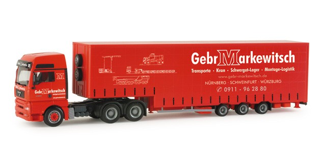 Herpa MAN TGA XXL "Markewitsch" 