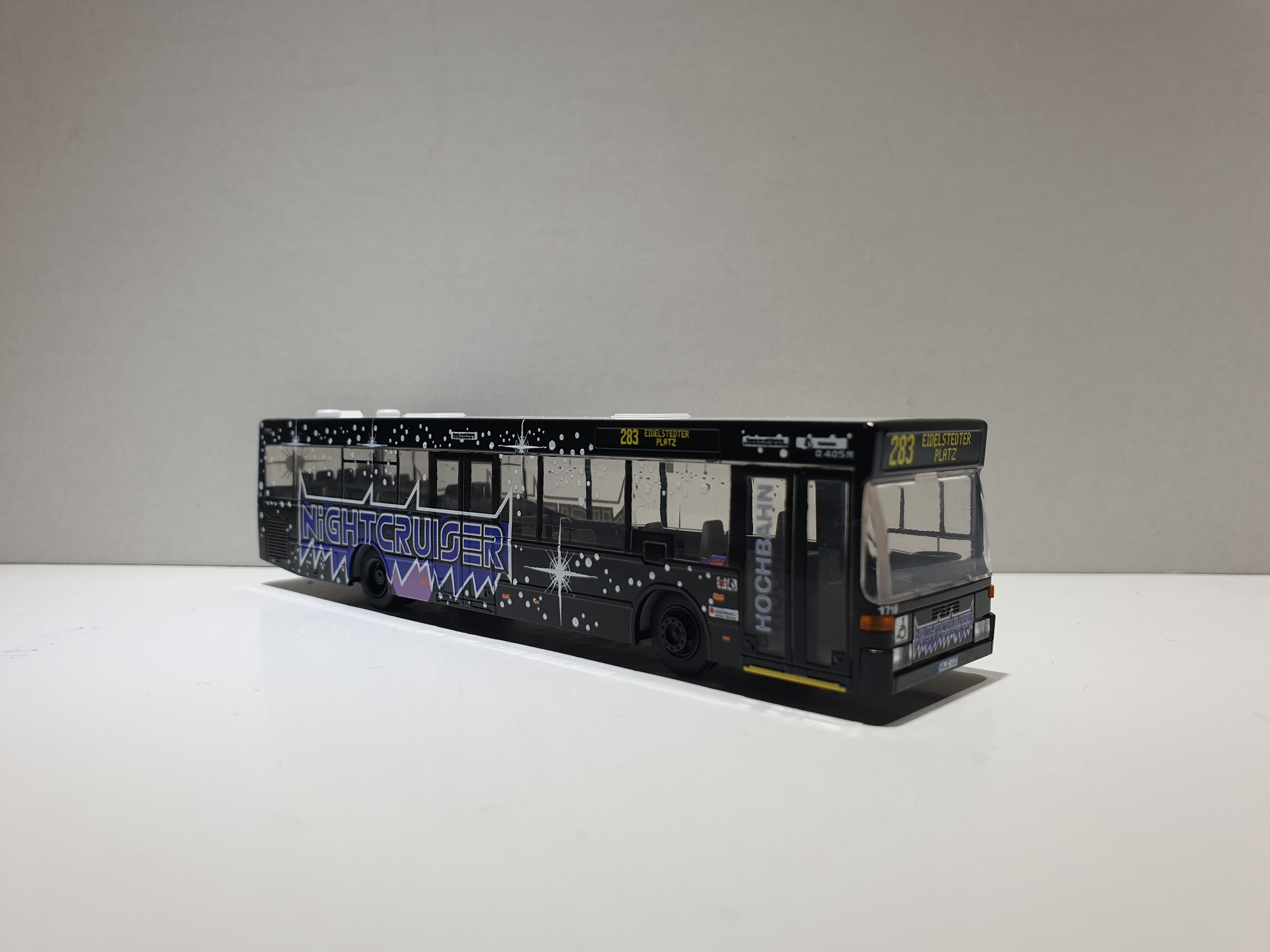 Rietze MB O 405 N2 " Hamburger Hochbahn Nightcruiser (blaue Schrift) 
