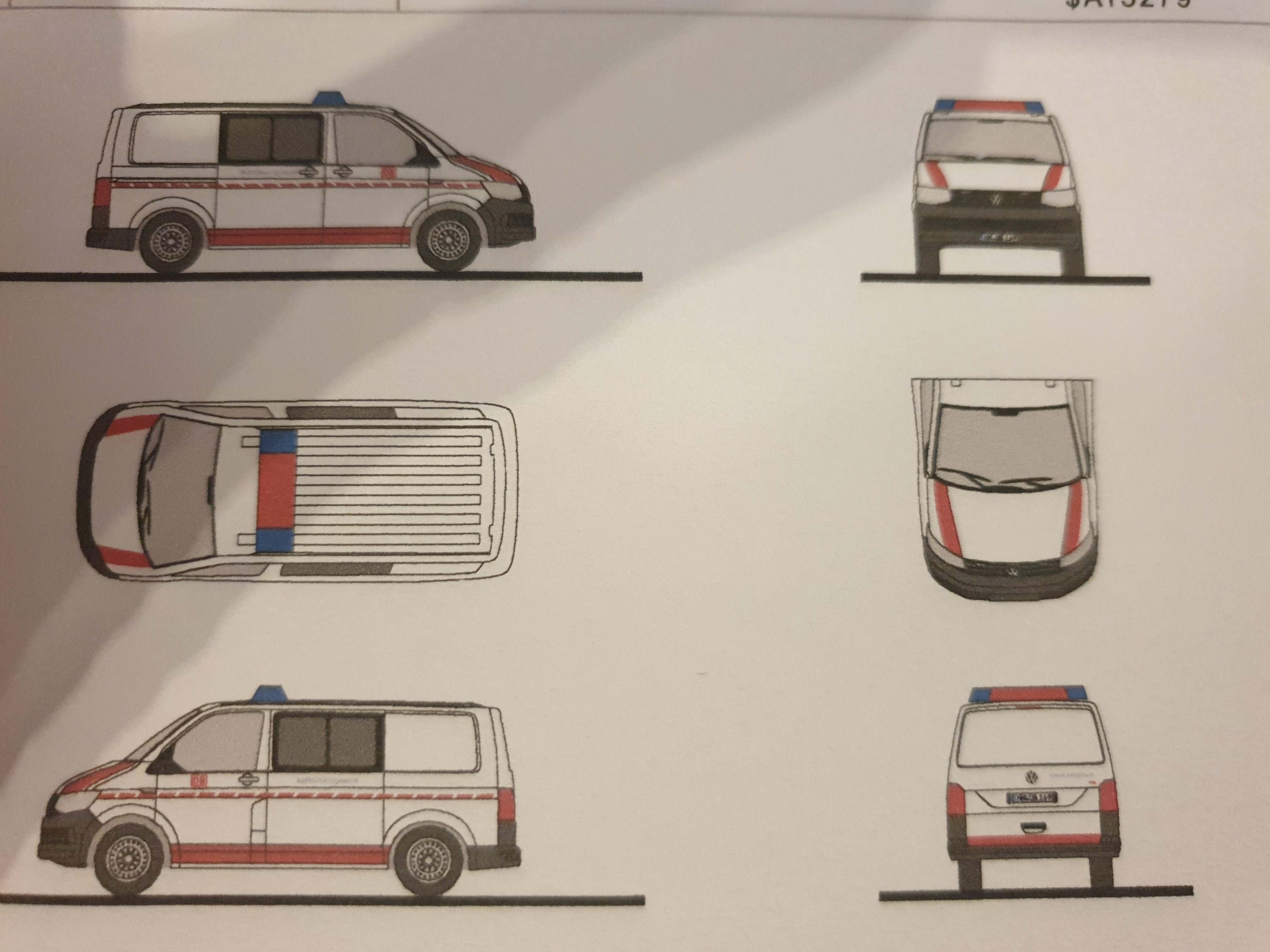 Rietze Volkswagen T6 Db Notfallmanagement Hamburg Hh Db 169 Nh April 21 Mit Kfz Kennzeichen Druck