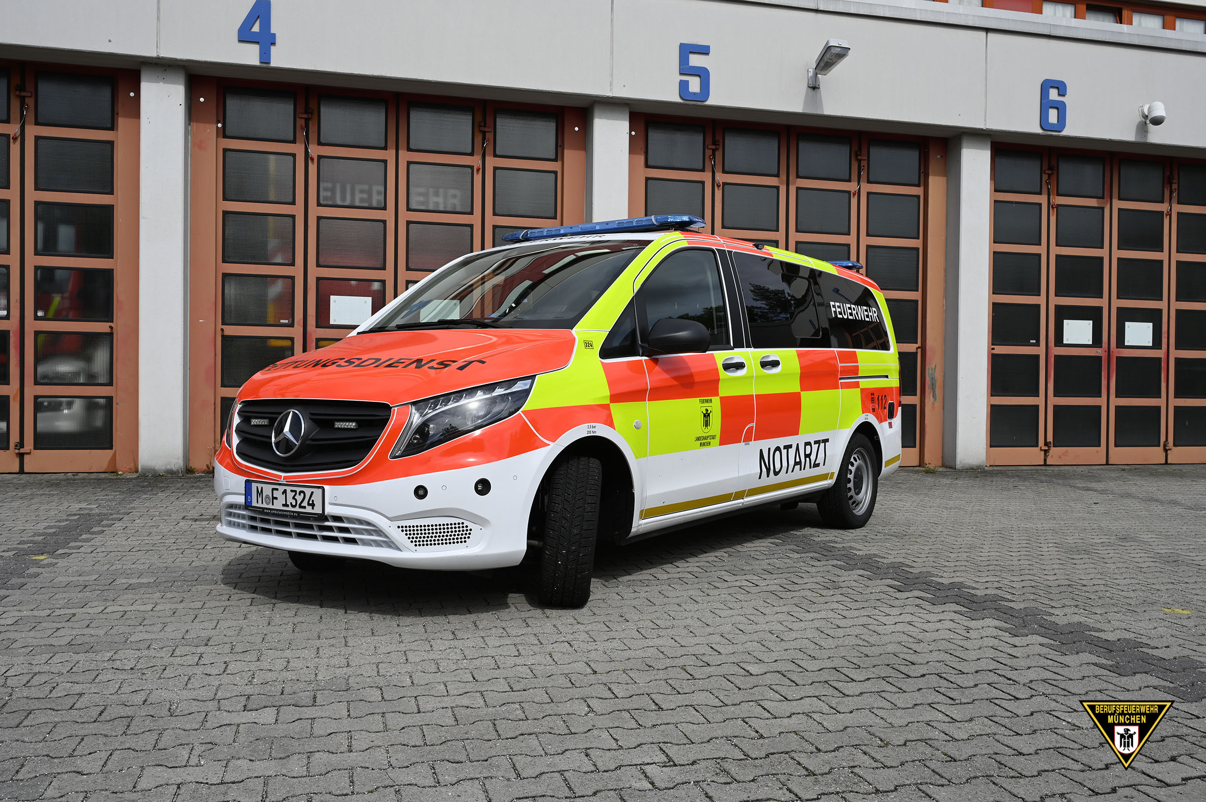 Busch MB Vito`14 NEF Feuerwehr München (BF).Sondermodell / Vorbestellung