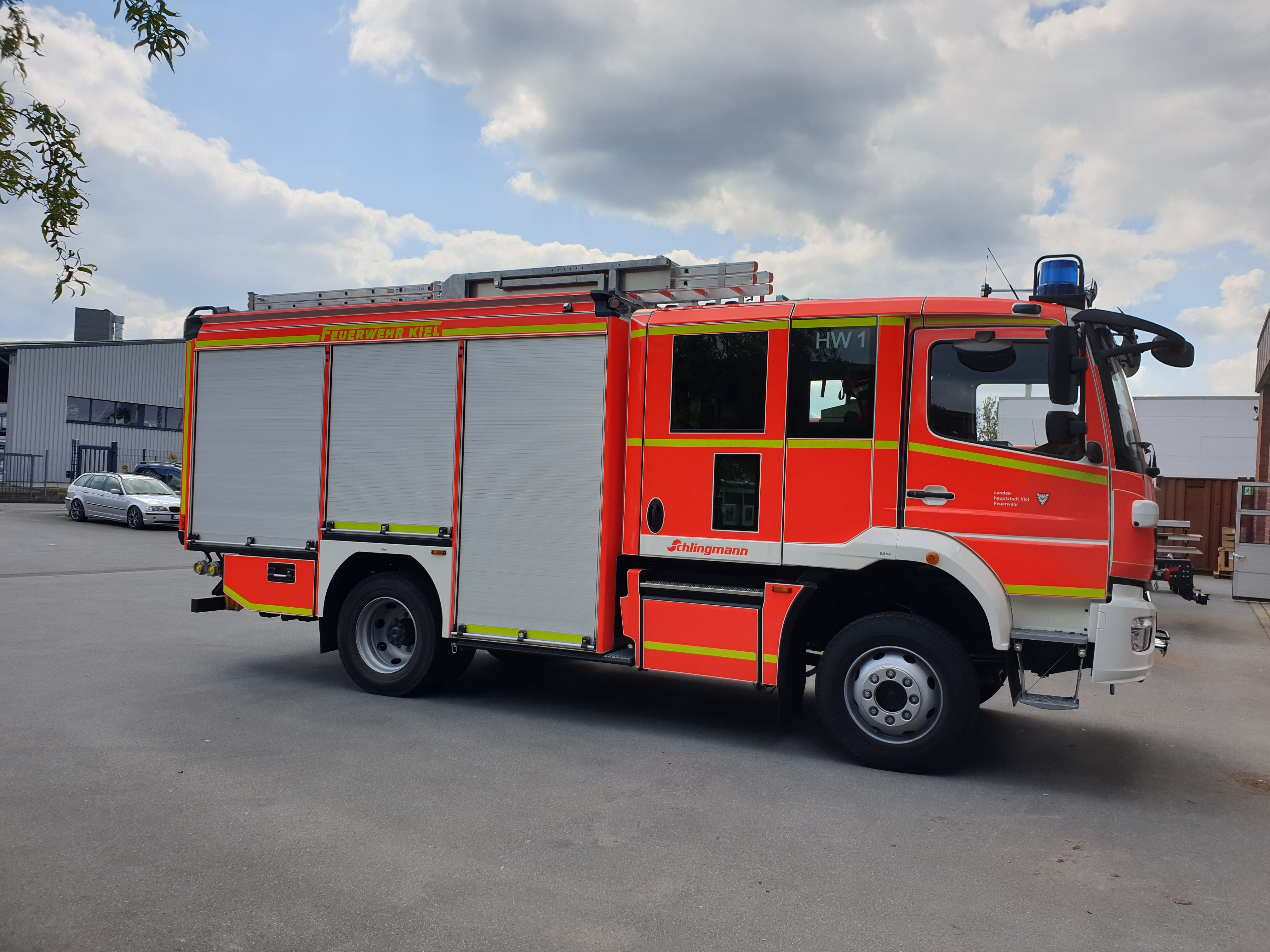 Rietze MB Atego Varus HLF 20 Feuerwehr Kiel Hauptwache ( BF )