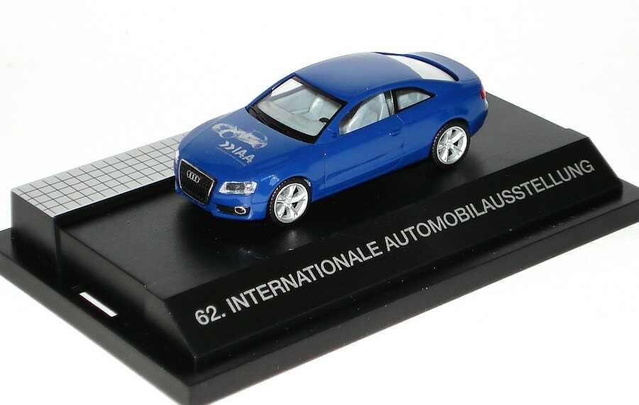 Herpa Audi A5 Coupé blau "62. IAA"