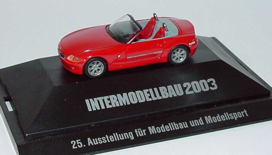 Herpa BMW Z4 rot Intermodellbau 2003