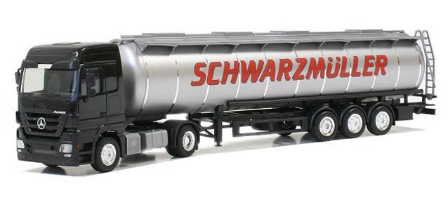 Herpa MB Actros LH Jumbotank-SZ "Schwarzmüller" 