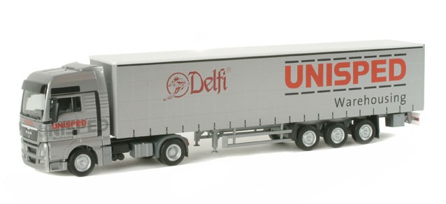 Herpa MAN TGX XXL  "UNISPED" 