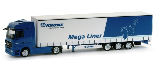 Herpa MB Actros LH MP3 Mega Liner Krone