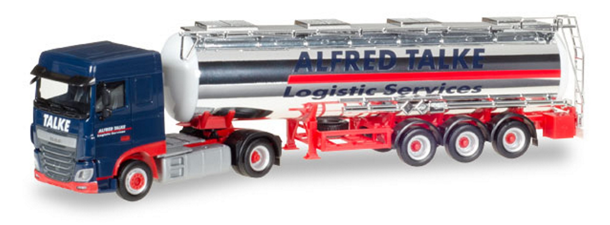 Herpa DAF XF SC Chromtank-Sattelzug "Talke"