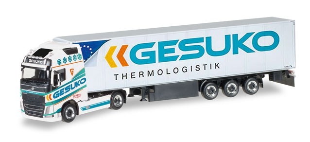 Herpa Volvo FH Gl. Kühlkoffer-Sattelzug "GESUKO"