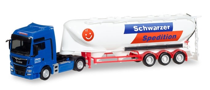 Herpa MAN TGX XXL Euro 6c "Schwarzer Spedition"