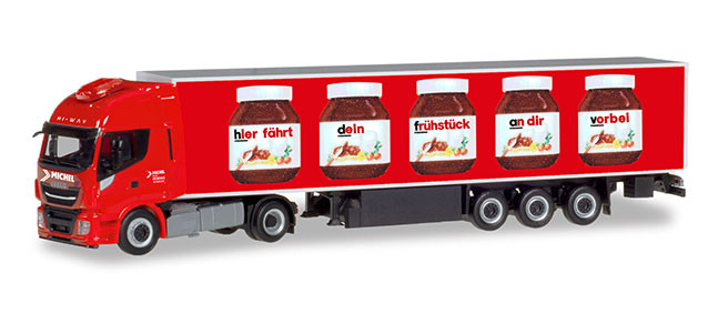 Herpa Iveco Stralis Hi-Way XP "Nutella/Spedition Michel"