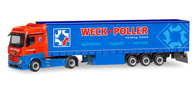 Herpa MB Actros Bigspace "Weck + Poller" 