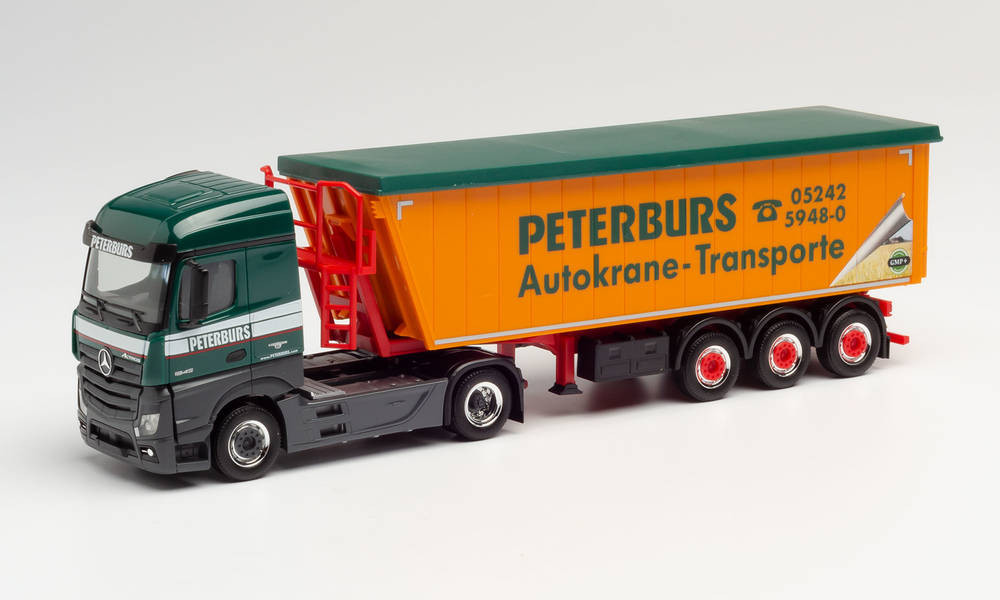 Herpa Mercedes-Benz Actros Streamspace 2.5 Stöffelliner-Sattelzug „Peterburs“