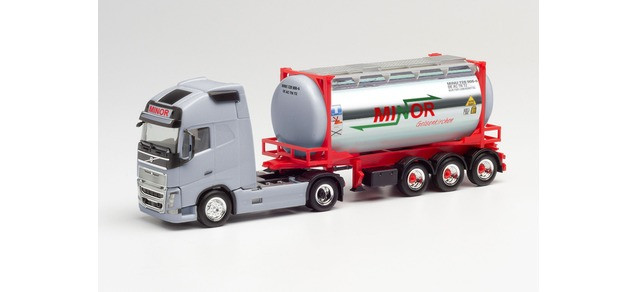 Herpa Volvo FH Gl. XL Swapcontainer-Sattelzug "Minor" (Nordrhein-Westfalen/Gelsenkirchen)