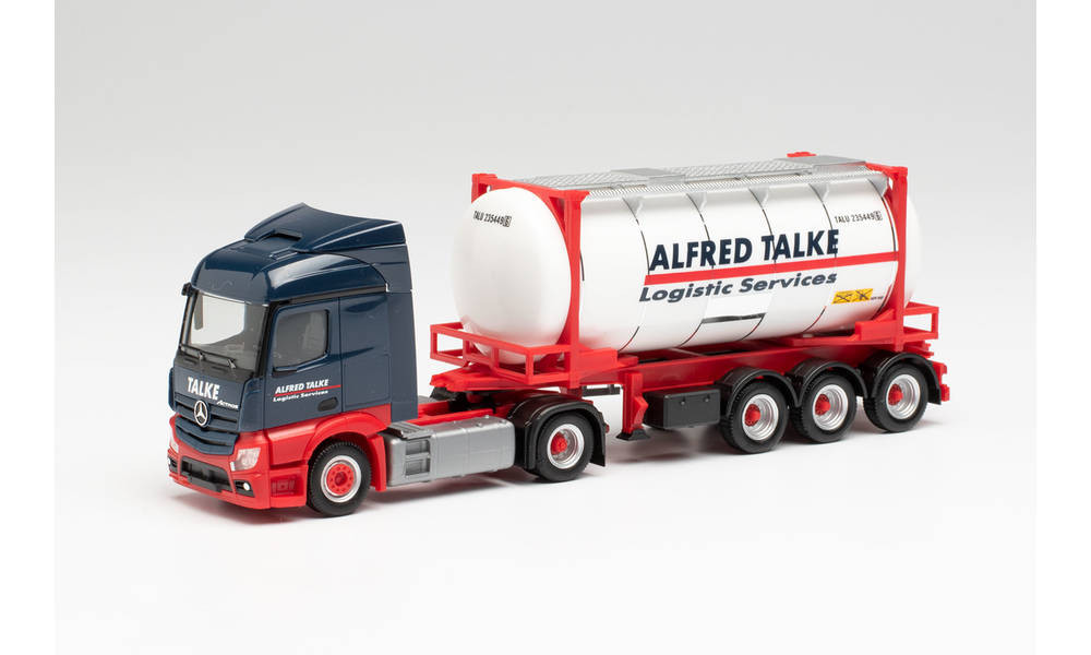 Herpa Mercedes-Benz Actros Streamspace 2.3 `18 Swapcontainer-Sattelzug „Alfred Talke“