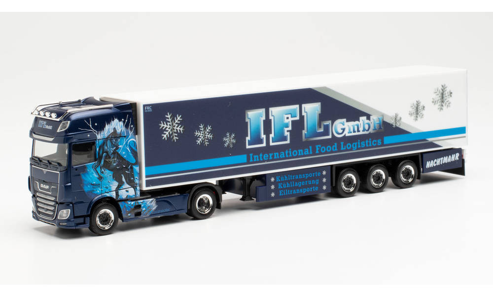 Herpa DAF XF SSC Kühlkoffer-Sattelzug „IFL / Nachtmare“