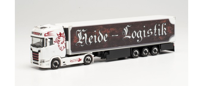 Herpa Scania CS 20 HD Kühlkoffer-Sattelzug „Heide Logistik“