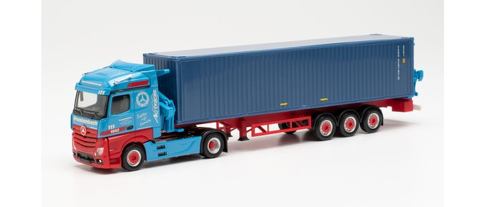 Herpa Mercedes-Benz Actros Container-Seitenlader „Frankenbach“