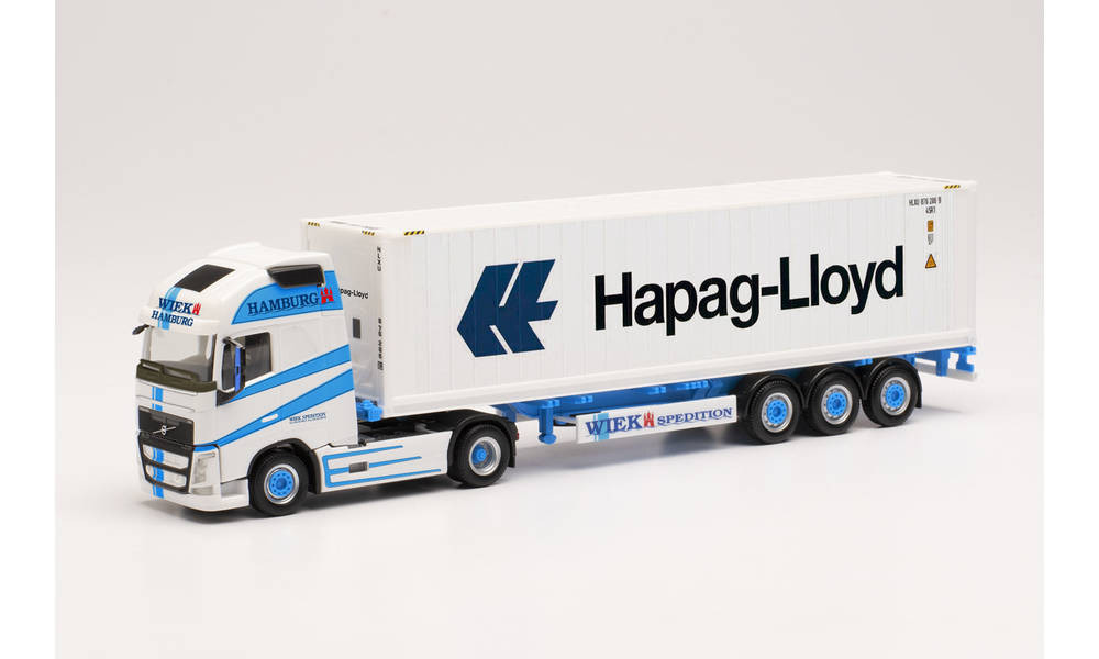 Herpa Volvo FH Gl. XL Container-Sattelzug „Wiek / Hapag Lloyd“ (Hamburg)