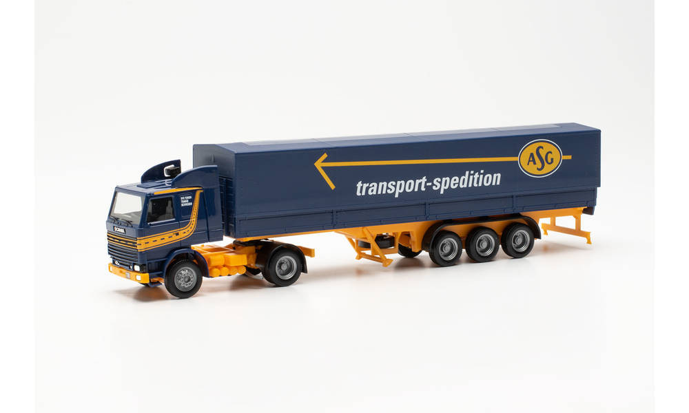 Herpa Scania 142 Planen-Sattelzug „ASG“