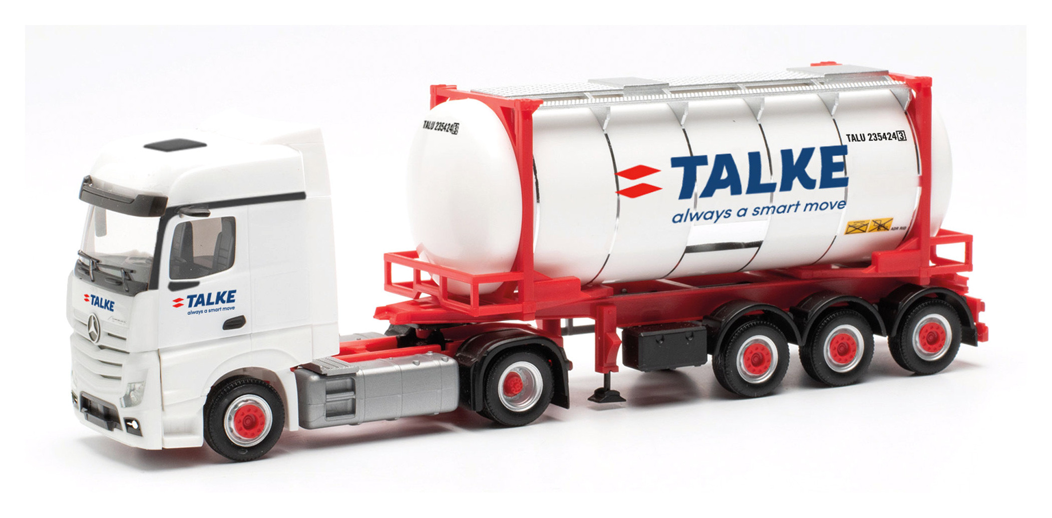 Herpa MB Bigspace `18 Swapcontainer-Sattelzug "Talke"