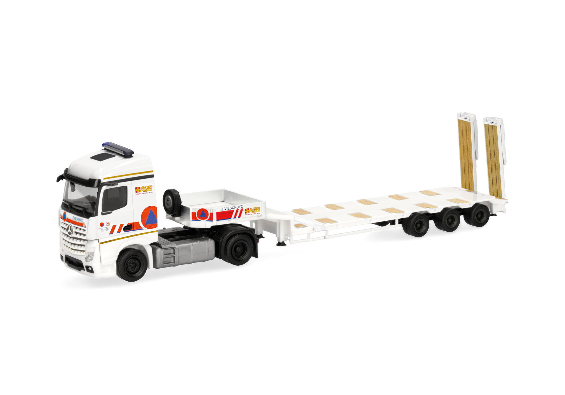 Herpa MB Actros SZ "Zivilschutz ASB",NH 07-08/26