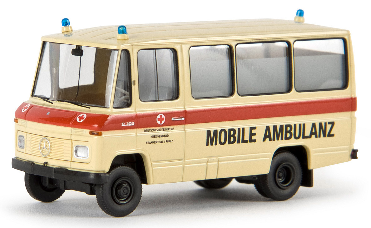 Brekina MB O 309 Bus "DRK Mobile Ambulanz"