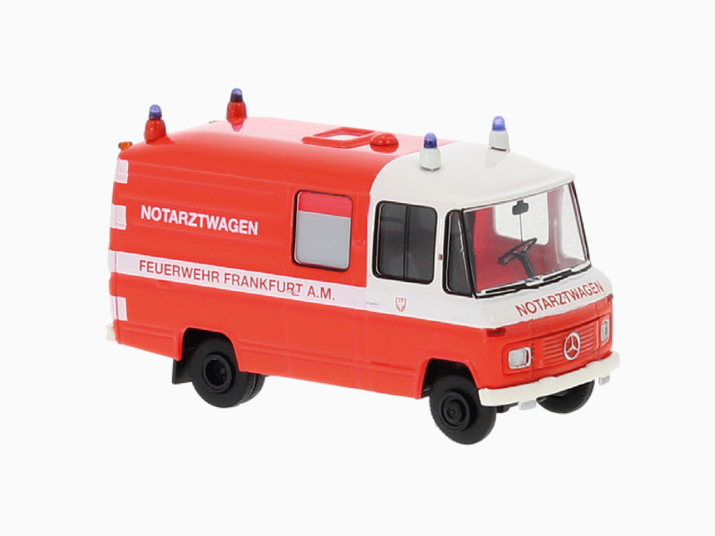 Brekina MB L 508 RTW "FW Frankfurt/Notarztwagen"