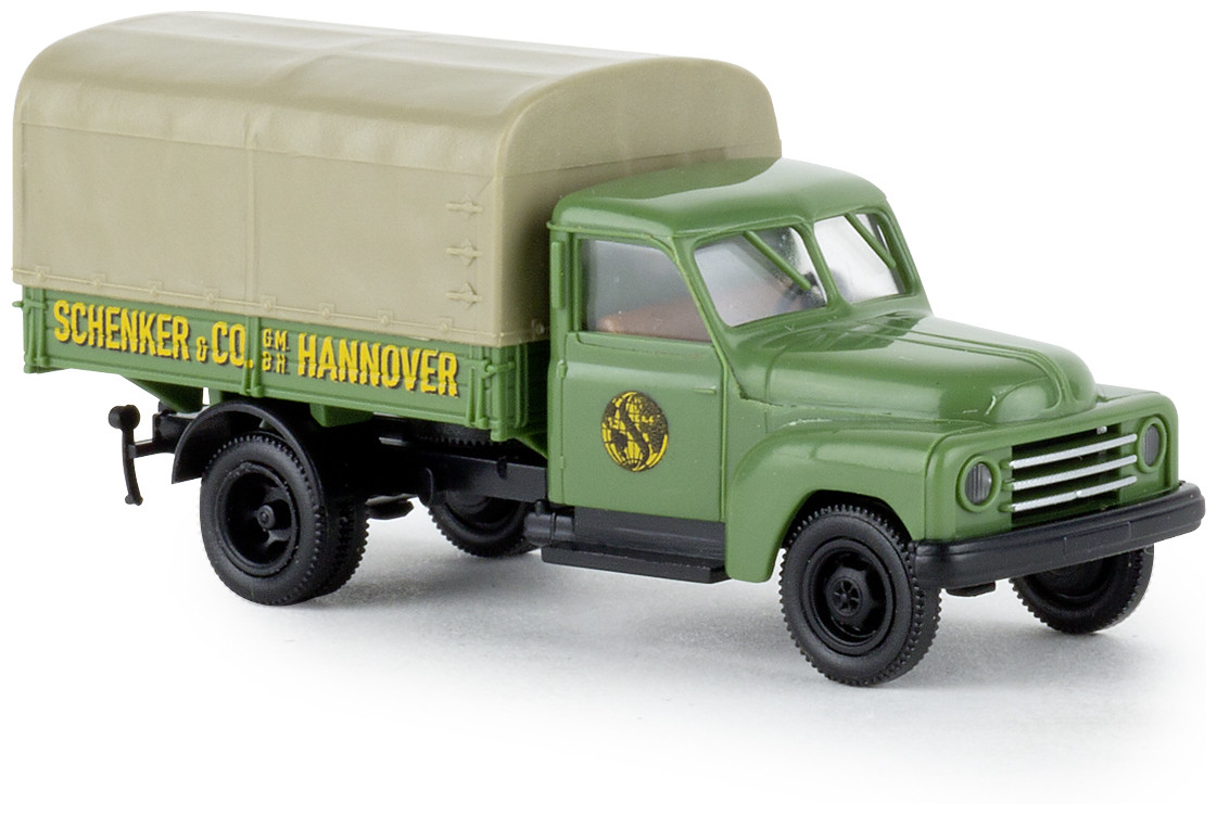 Brekina Hanomag L 28 "Schenker Hannover"  Pritsche/Plane