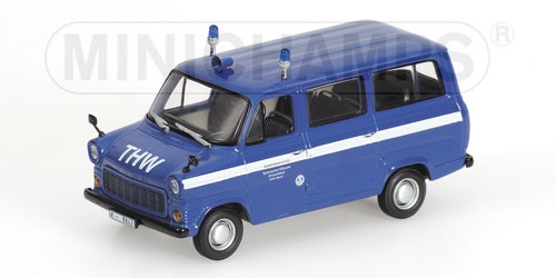 Minichamps Ford Transit KatS THW Köln-Nord,  Metall 1:43