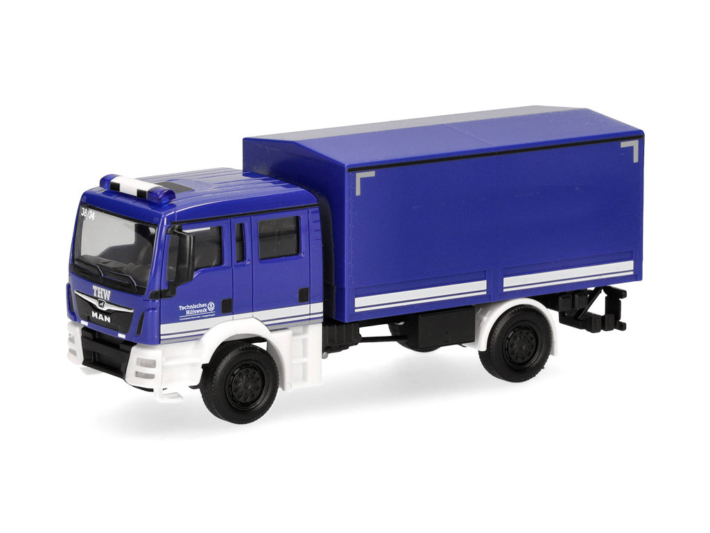 Herpa MAN TGM MzKW " THW OV Hannover - Langenhagen " ,Sondermodell Interschutz 26