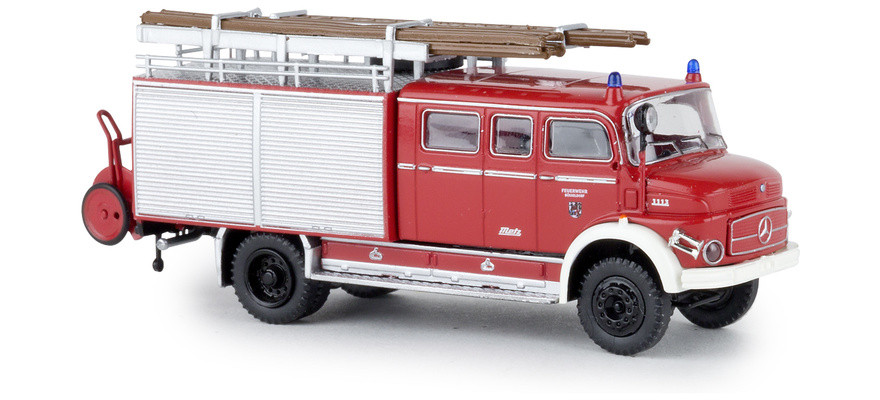 Brekina MB LAF 1113 LF 16 Feuerwehr Düsseldorf