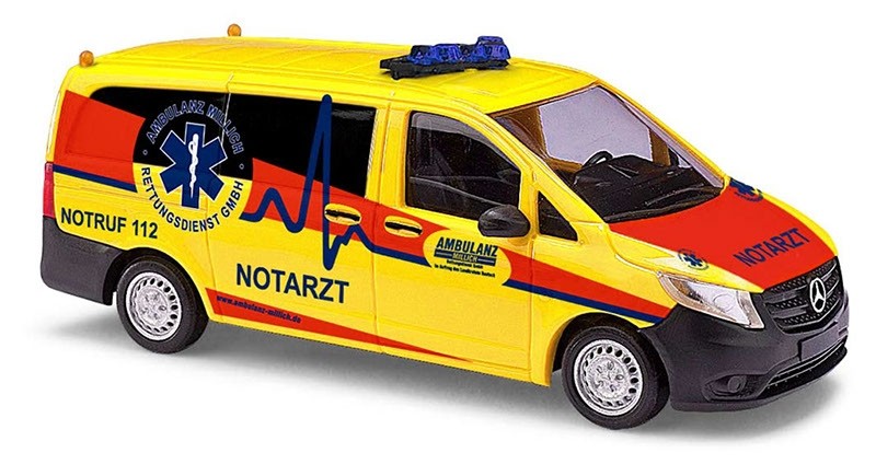 Busch MB Vito Notarzt Millich LK Leipzig