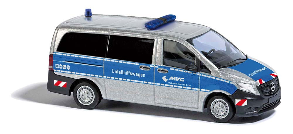 Busch MB Vito (Baureihe 447) Unfallhilfswagen MVG München , NH 08 / 22