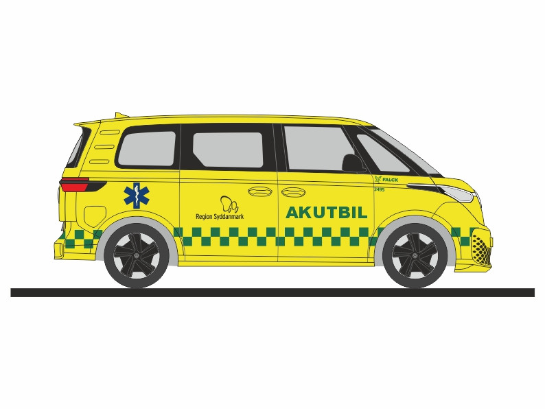 Rietze VW ID.Buzz People "Falck - Akutbil (DK)", NH 07-08/25