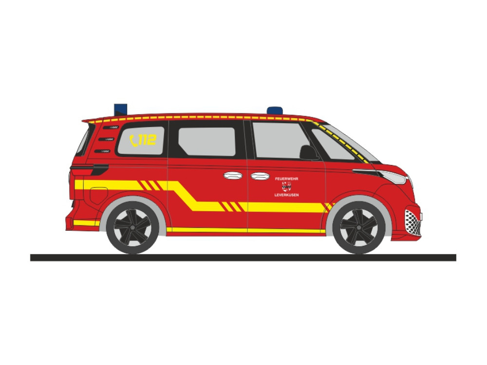 Rietze VW ID Buzz " Feuerwehr Leverkusen ", NH 09-10/26