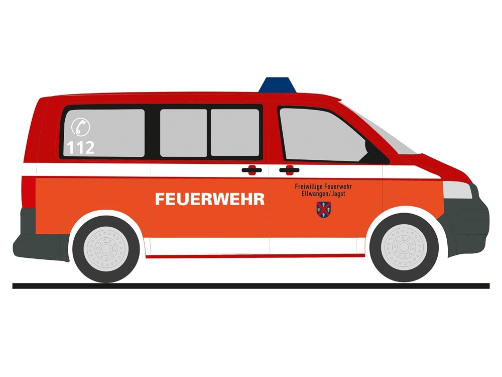 Rietze Einsatz-Serie VW T5 `03 FW Ellwangen/Jagst