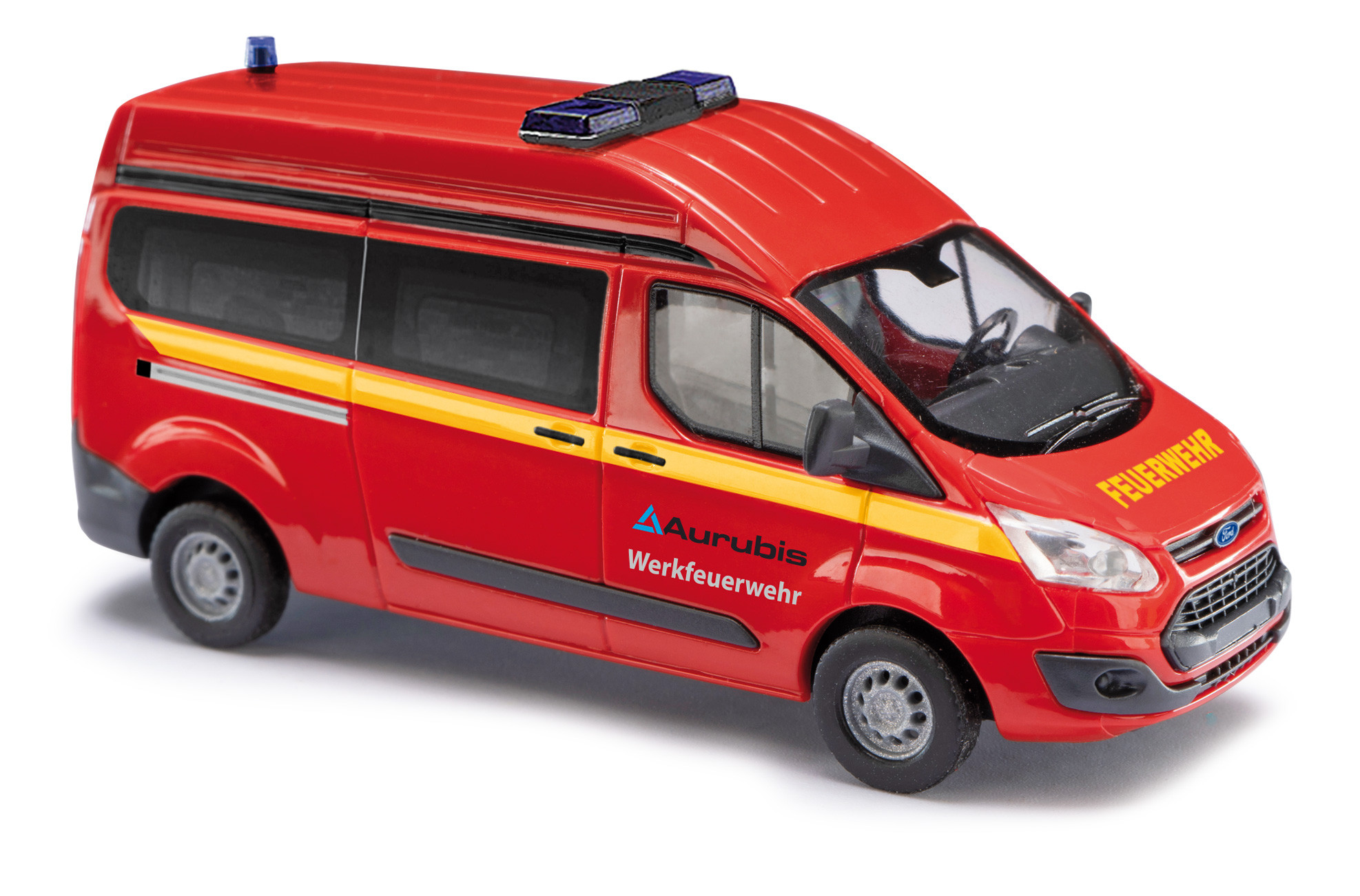 Busch Ford Transit Custom "Feuerwehr (WF) Aurubis Hamburg" ,NH 04/24